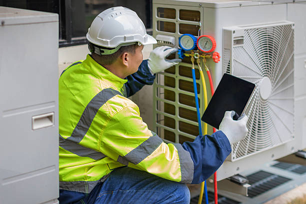Professional Hvac technician working in Ellerbe, NC